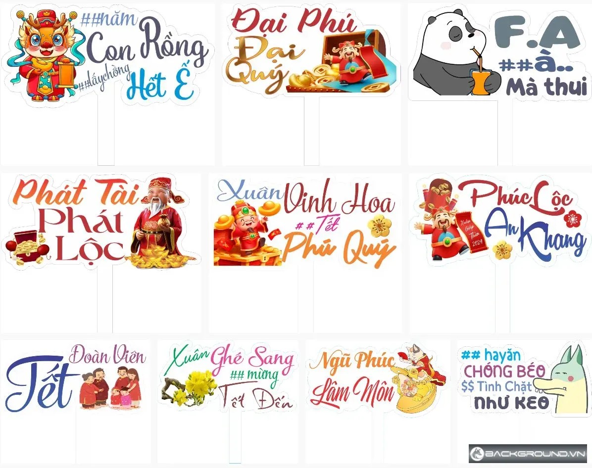 10+ Hashtag cầm tay chúc mừng năm mới