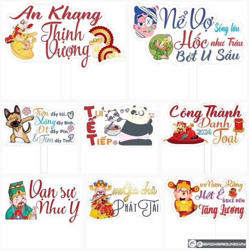 8+ Hashtag cầm tay Tết