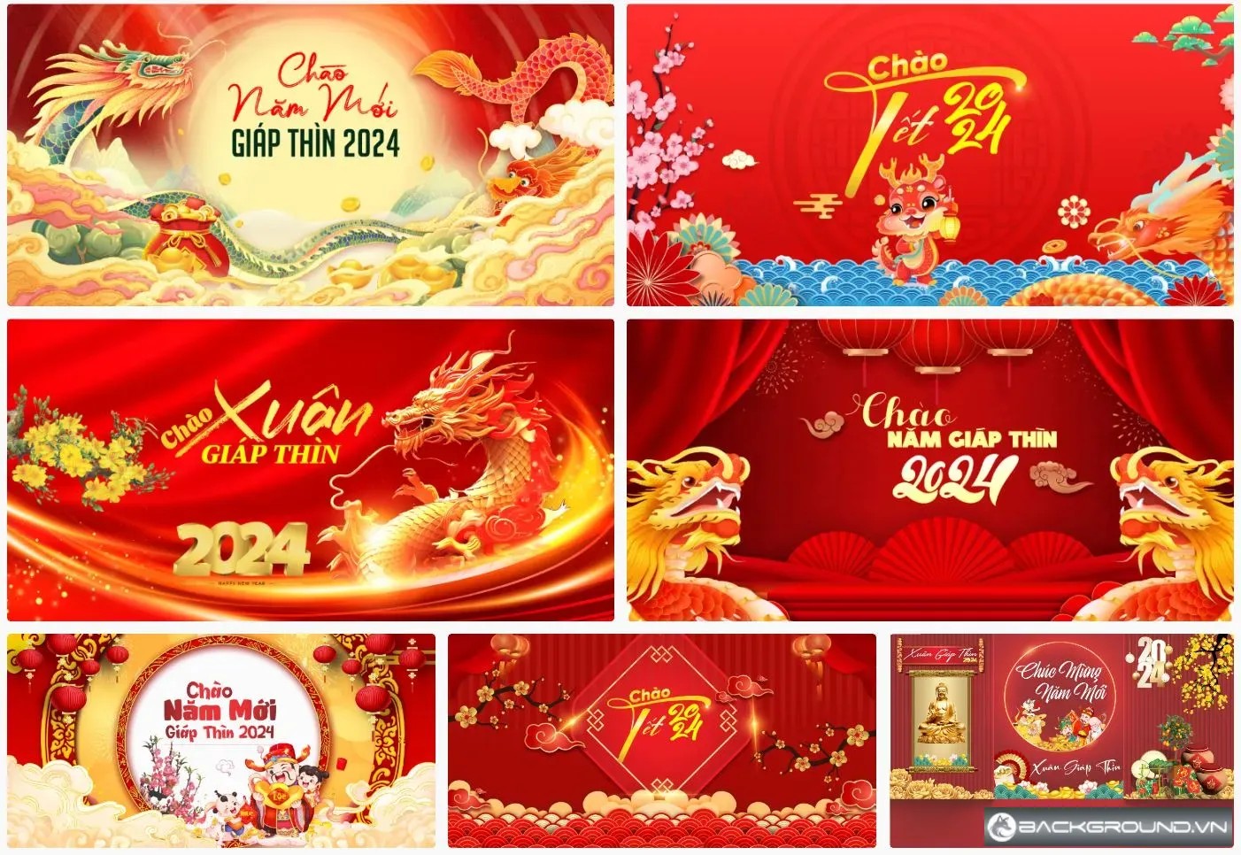 7+ Backdrop mừng năm mới