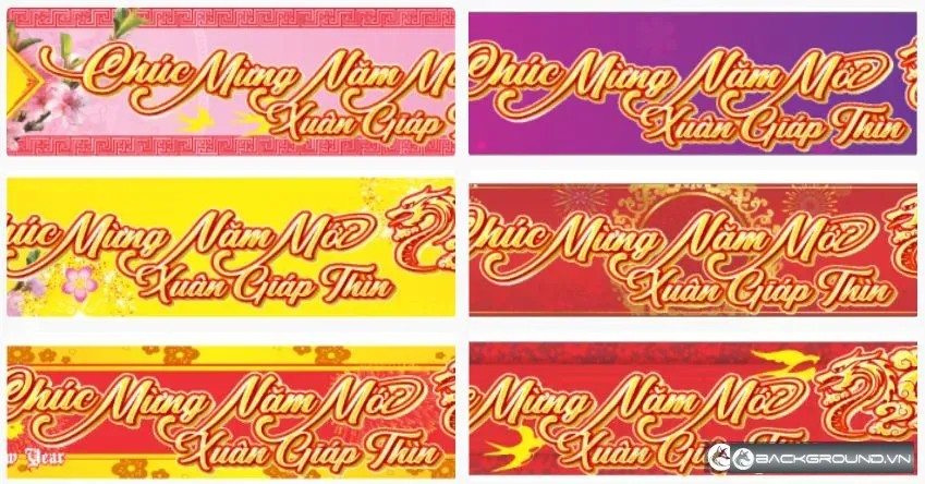 6+ Băng rôn mừng năm mới