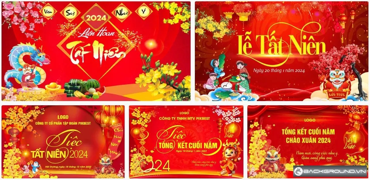 5+ Phông nền tổng kết cuối năm