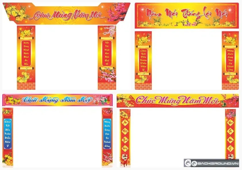 4+ Cổng chúc mừng năm mới