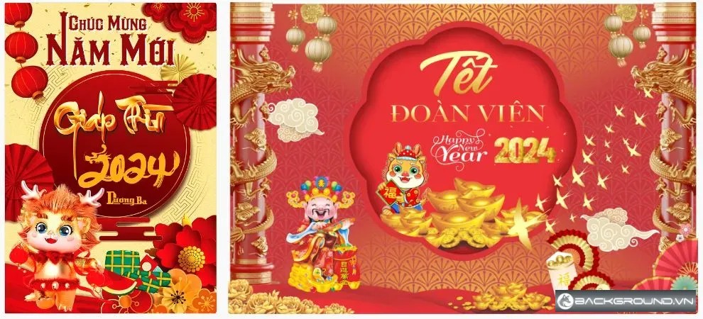 2+ Poster Tết 2024