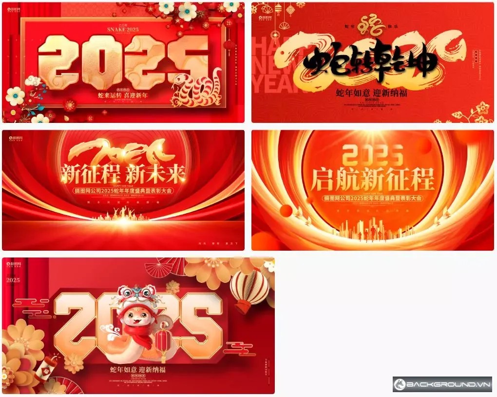5+ Phông nền Tết 2025