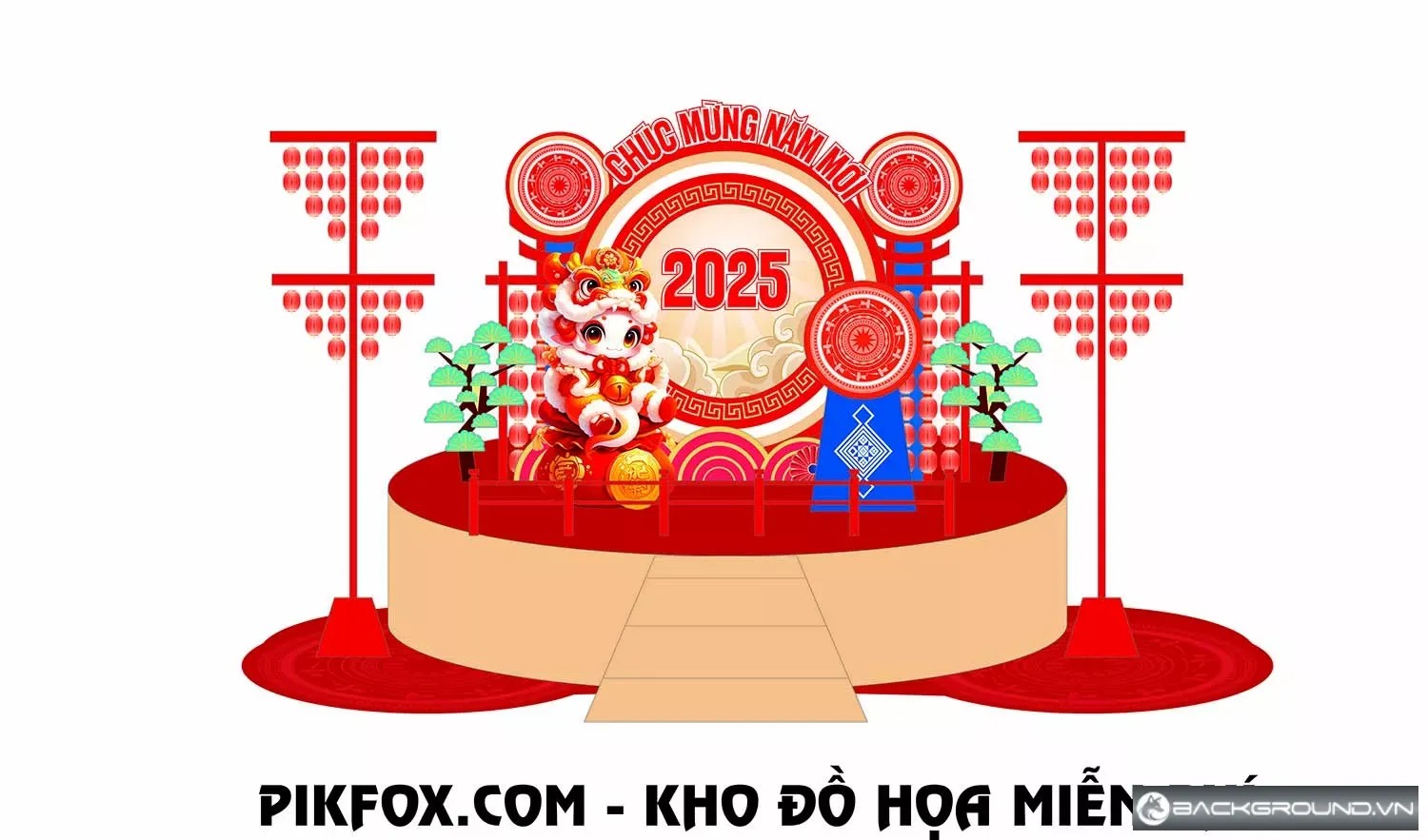 Decor ngày tết 2025