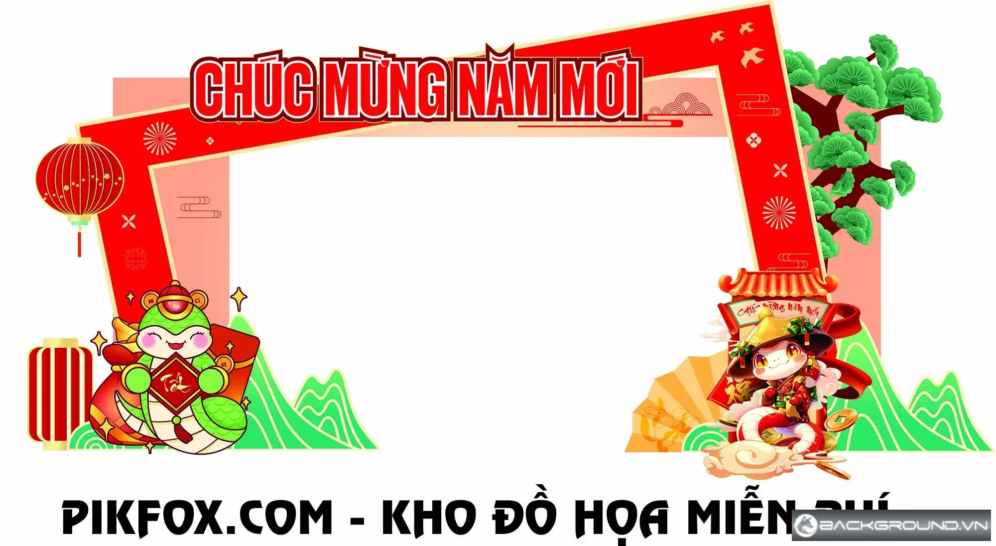 Cổng chào tết 2025