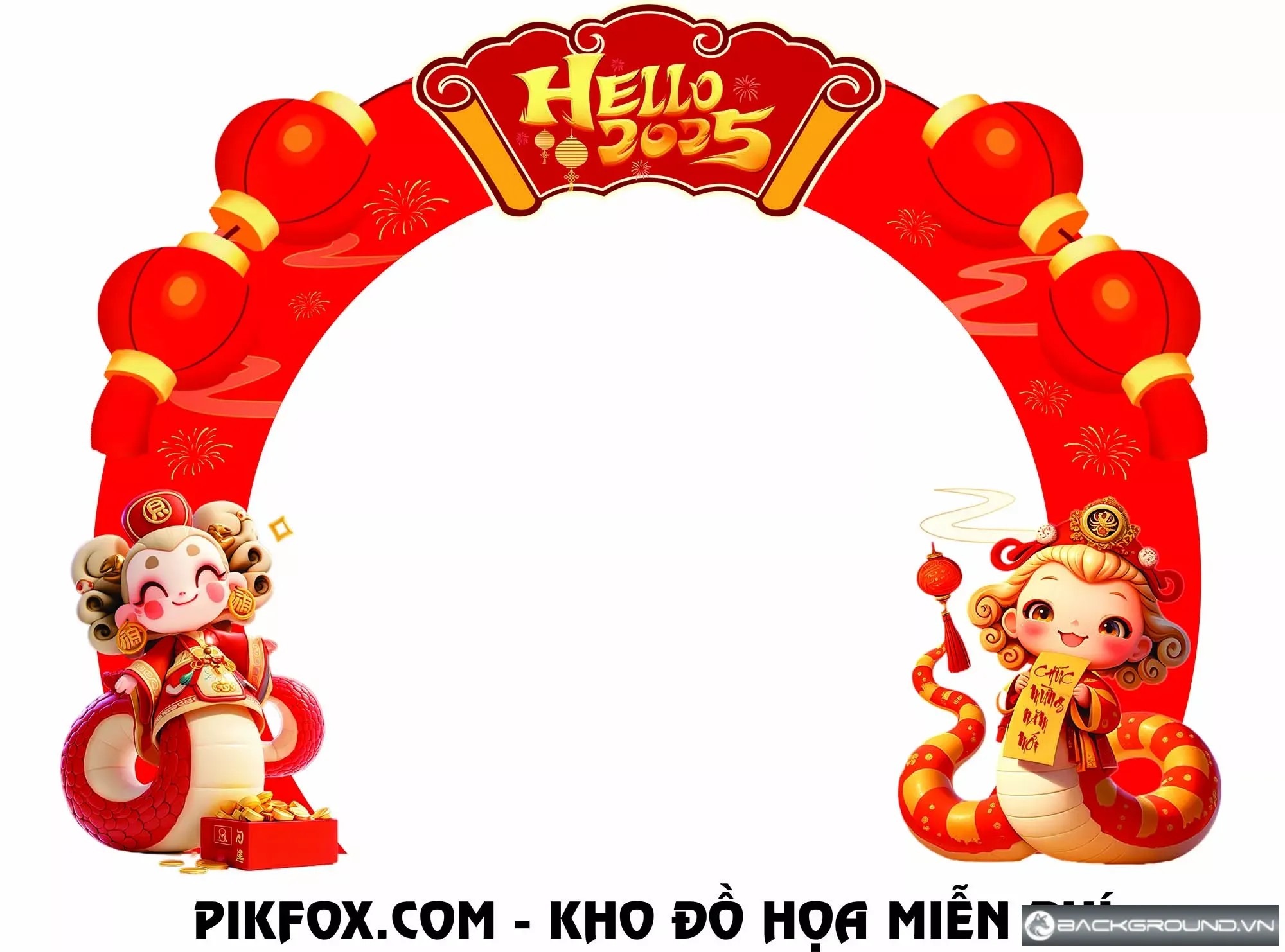 Cổng chào tết đẹp