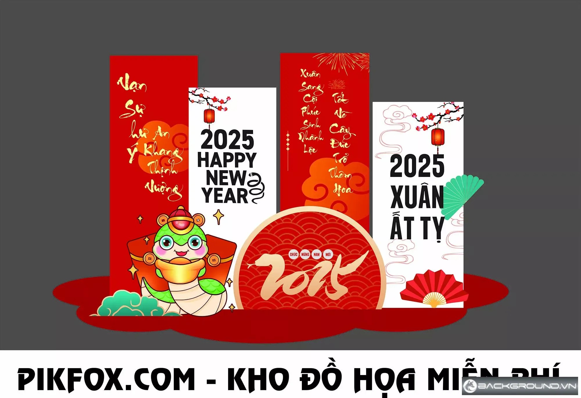 Decor không gian tết