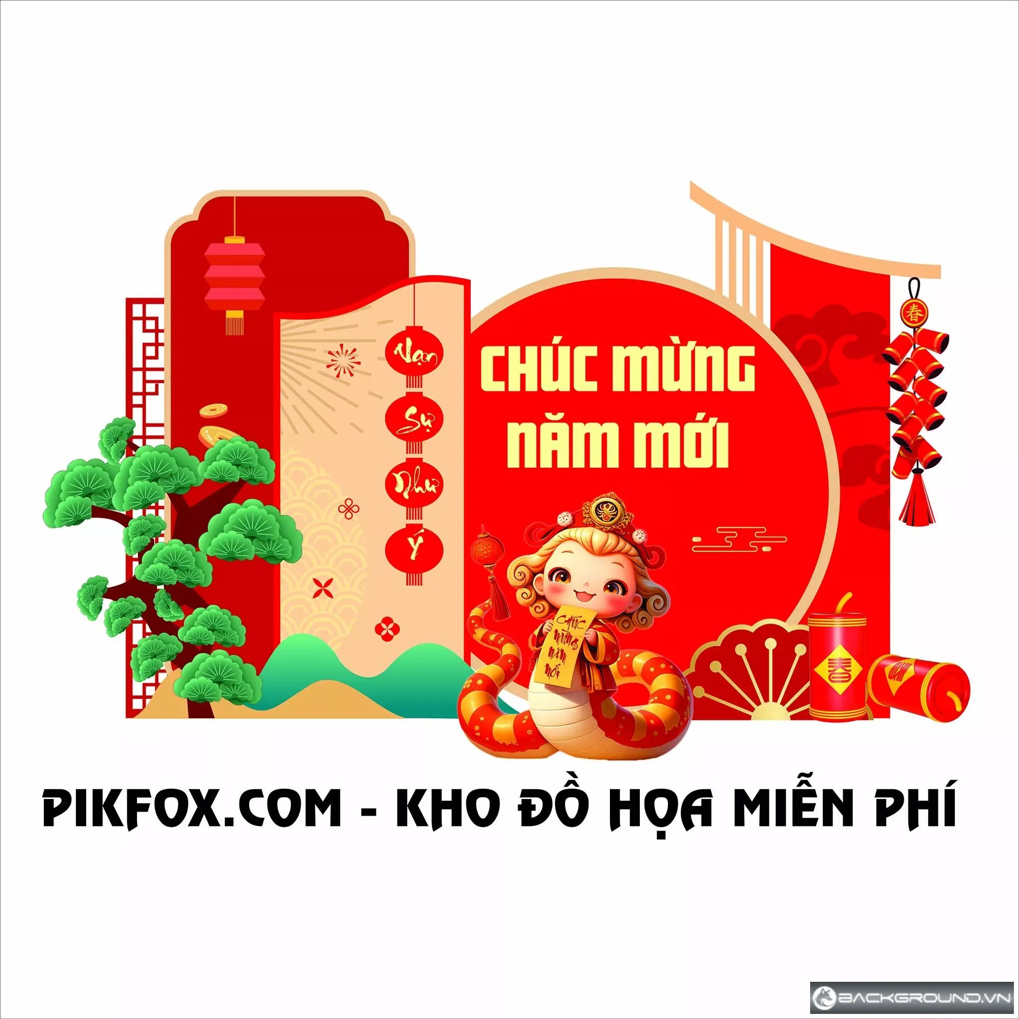 Backdrop check in tết
