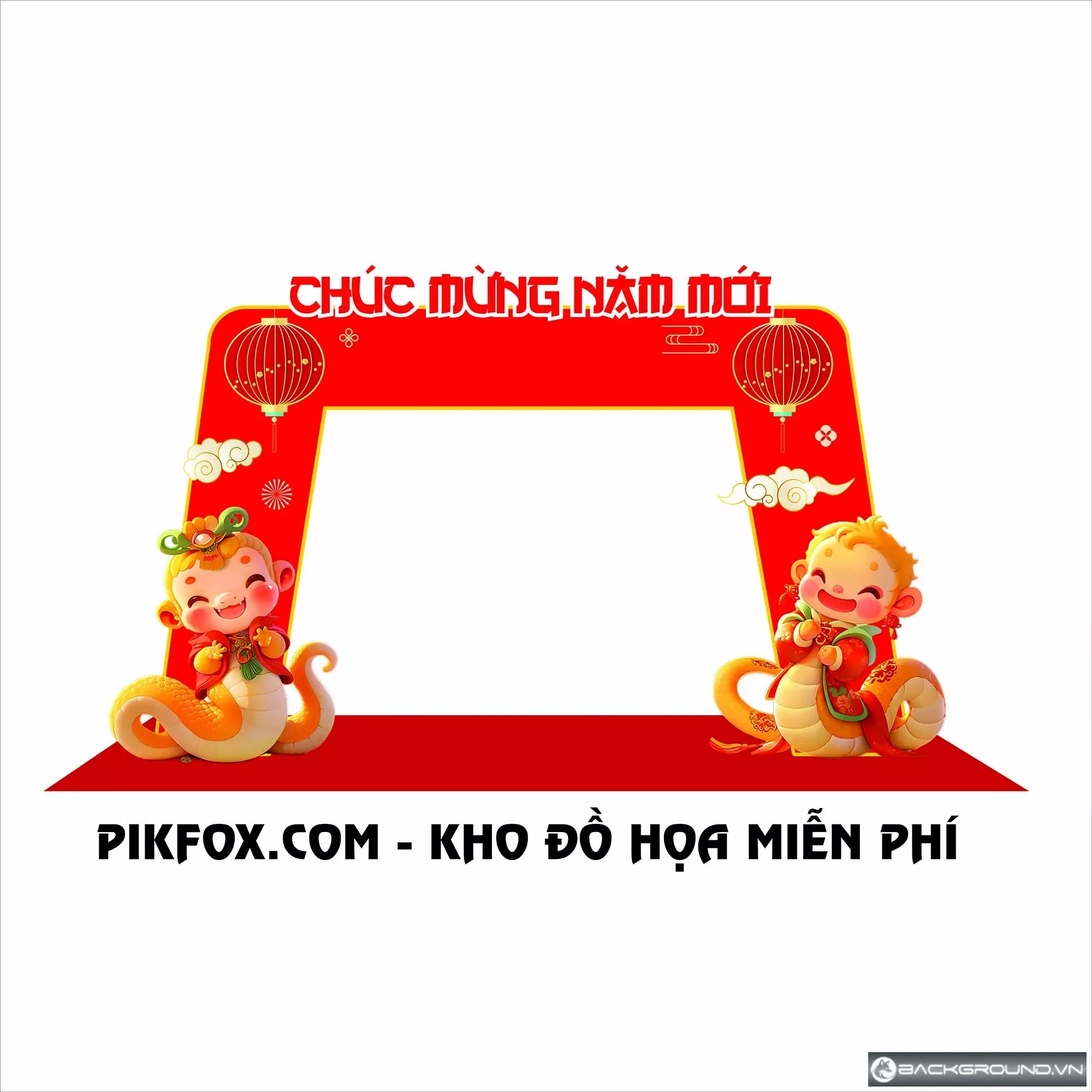 Mẫu Cổng chào tết đẹp