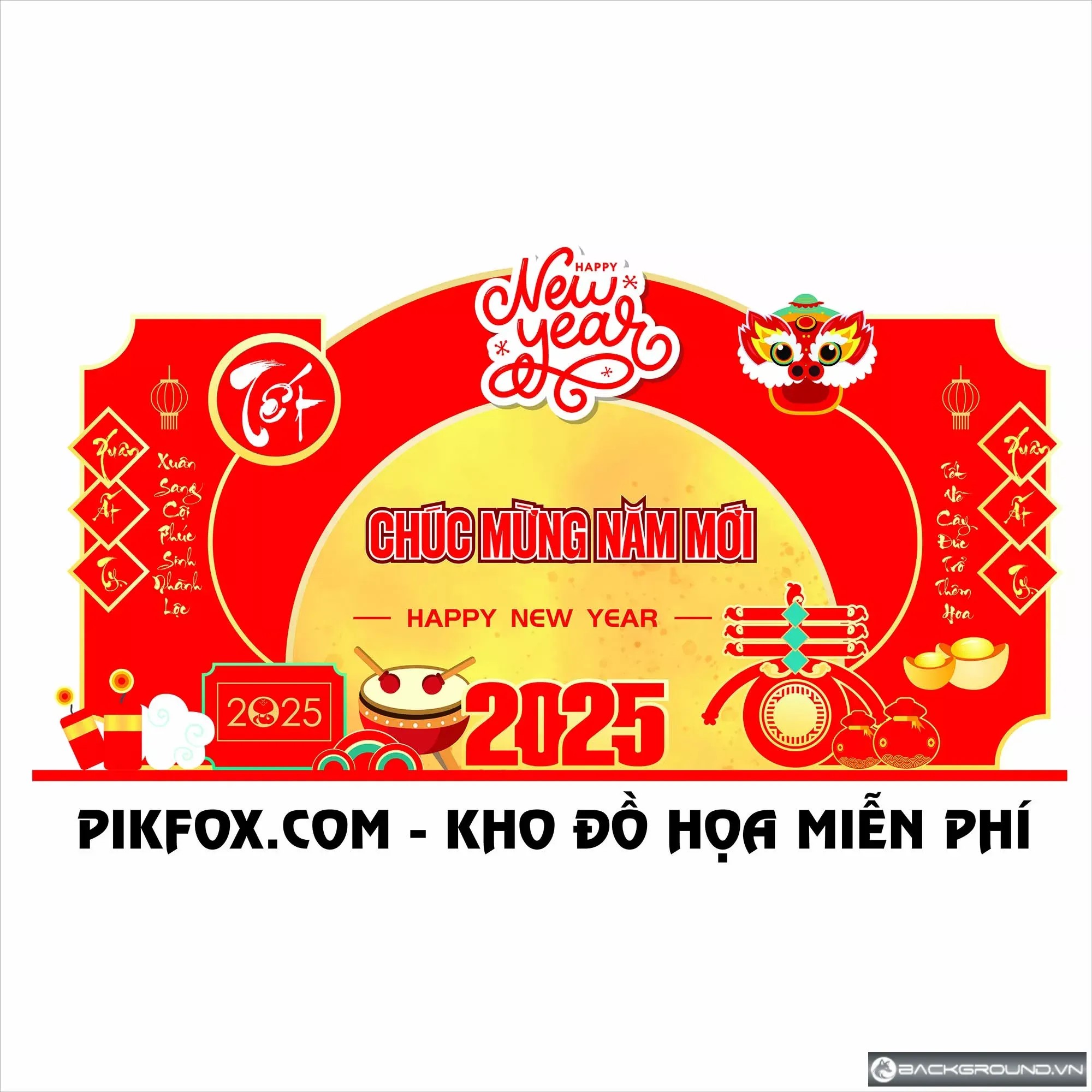 Trang trí tết công ty