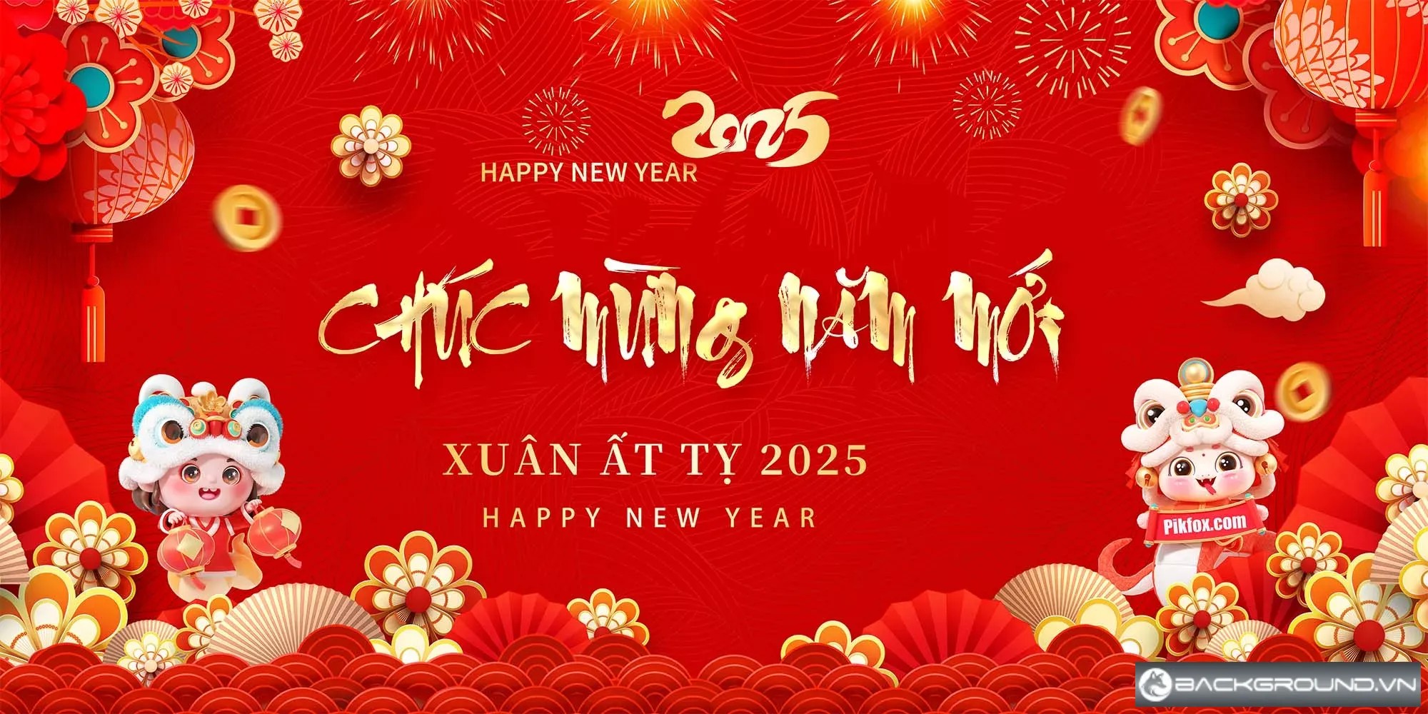 Phông background tết
