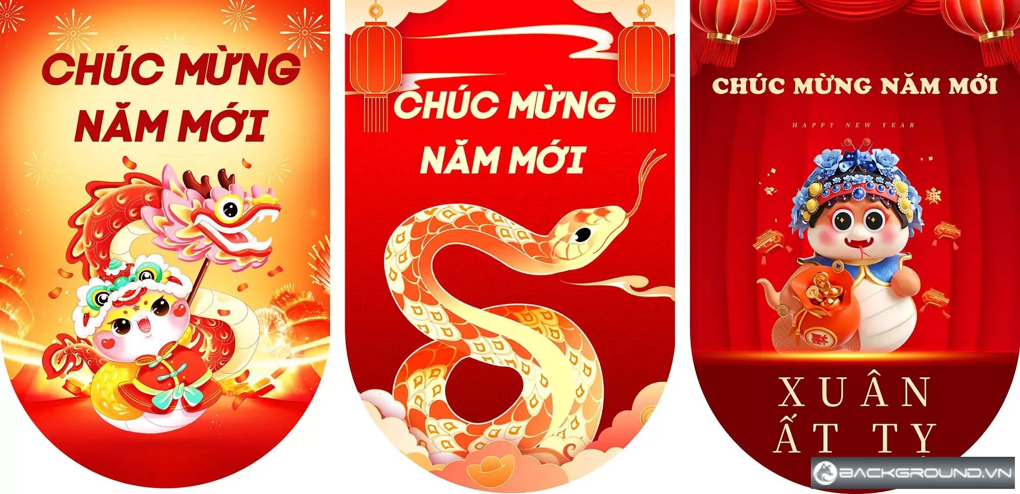 Cờ trang trí tết 2025
