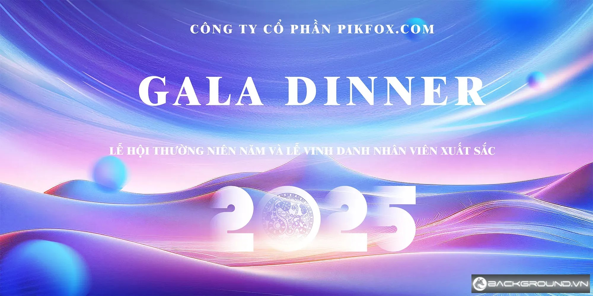 Gala dinner background 2025