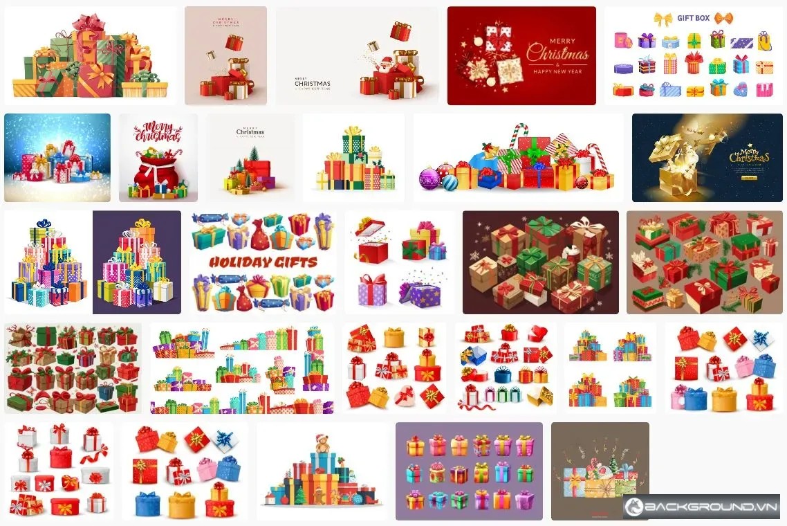28+ Hộp quà Noel