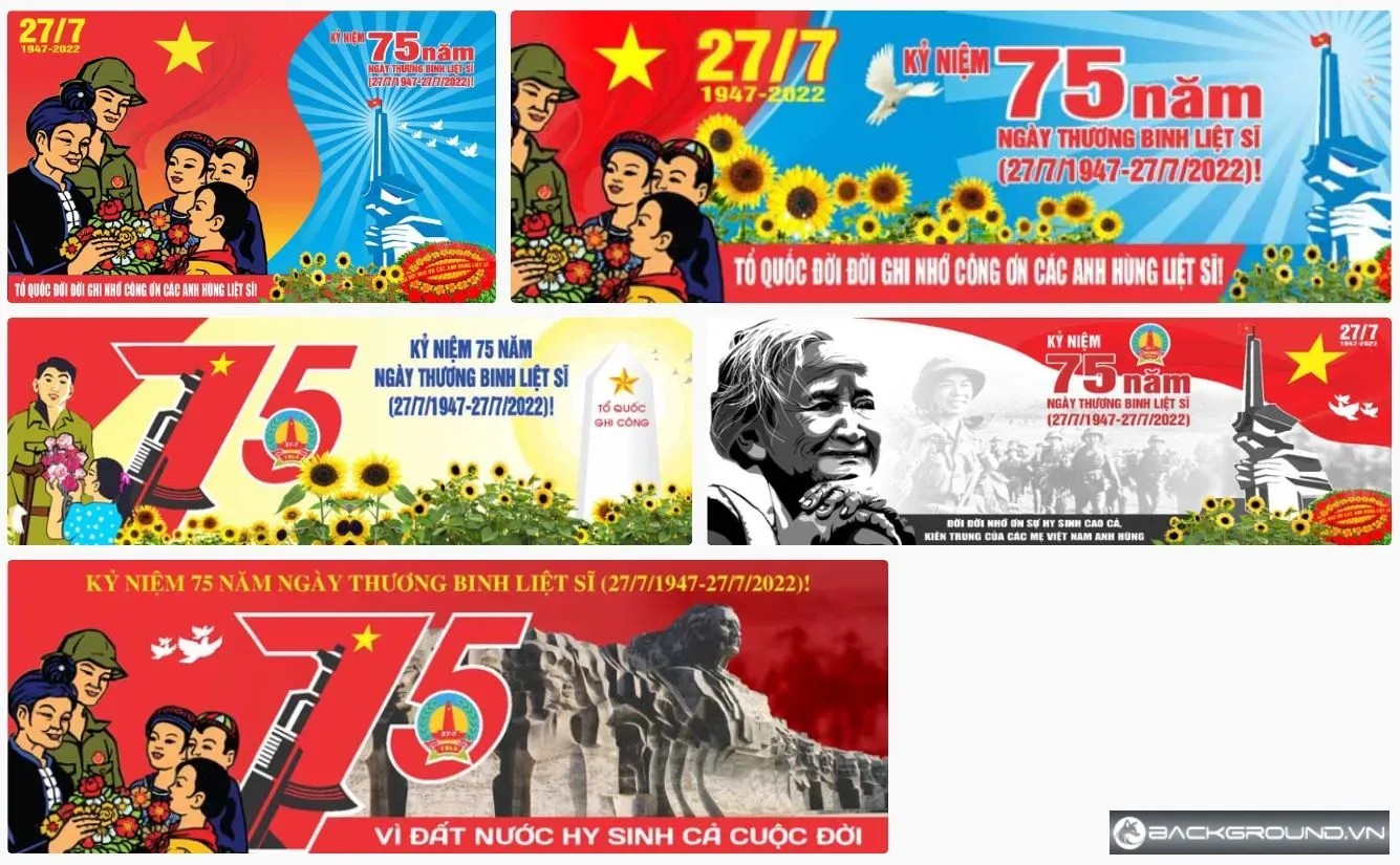 5+ Pano kỷ niệm ngày thương binh liệt sĩ