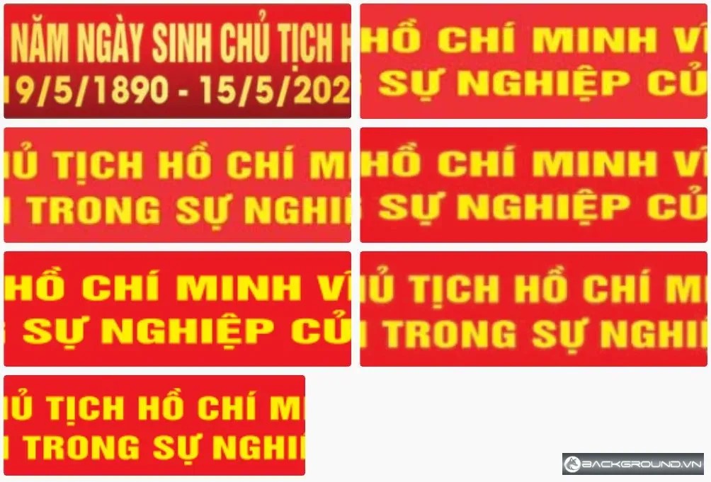 4+ Băng rôn chúc mừng ngày sinh Chủ Tịch Hồ Chí Minh