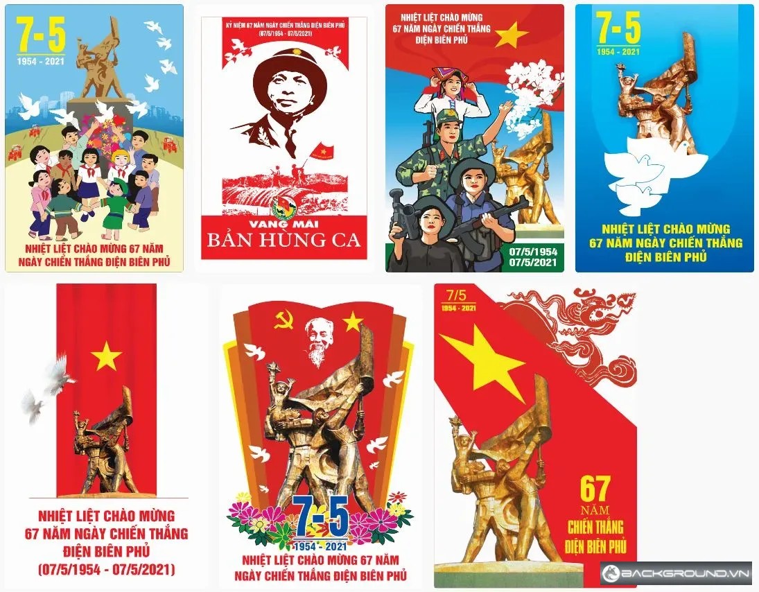 7+ Pano treo Ngày chiến thắng Điện Biên Phủ 7-5