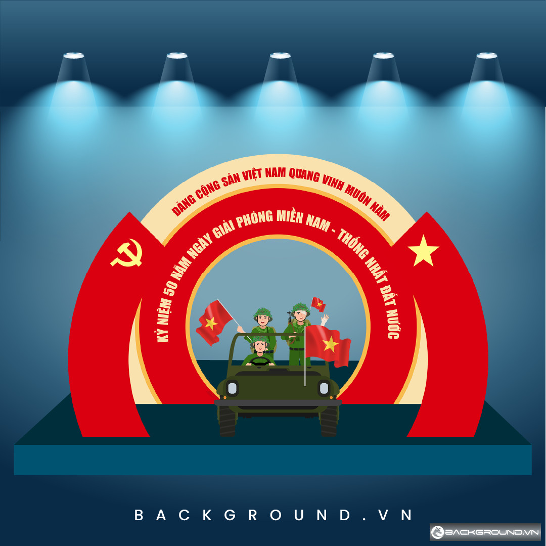 Backdrop kỷ niệm 50 năm giải phóng miền nam 30-4 (20)