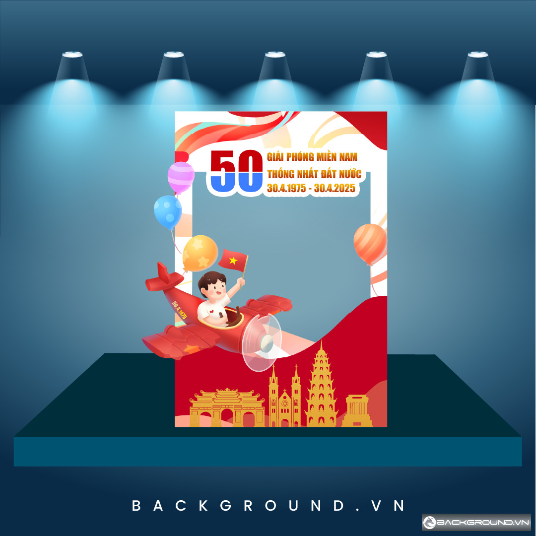 Bộ sưu tập backdrop 30-4 đẹp