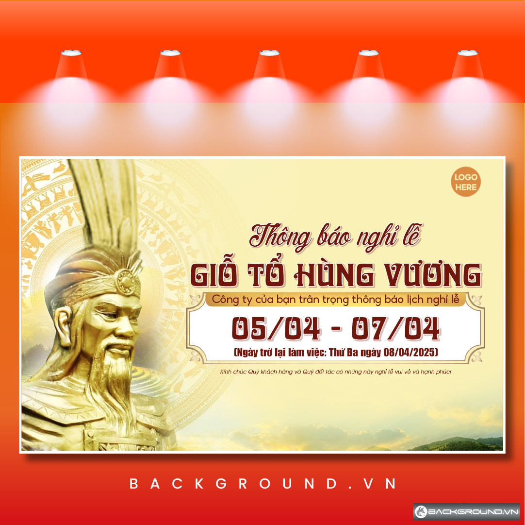 Poster Giỗ Tổ Hùng Vương 10-3 Ấn Tượng (25)
