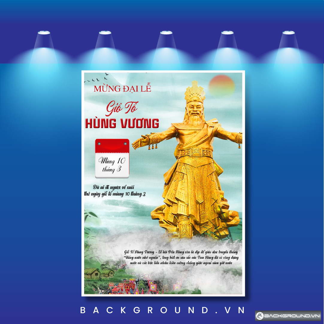 Poster Giỗ Tổ Hùng Vương 10-3 Sáng Tạo (19)