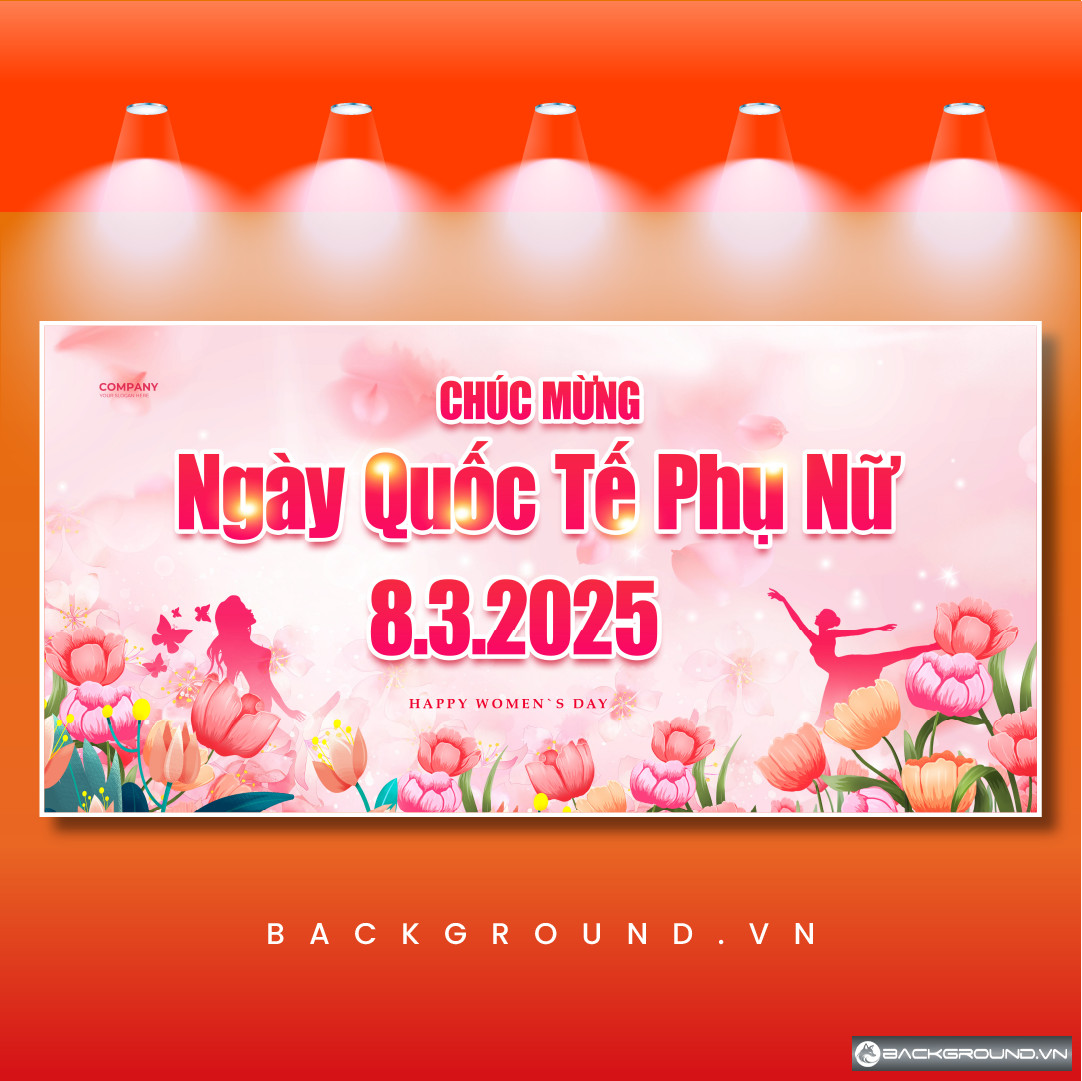 Phông nền chúc mừng ngày 8-3