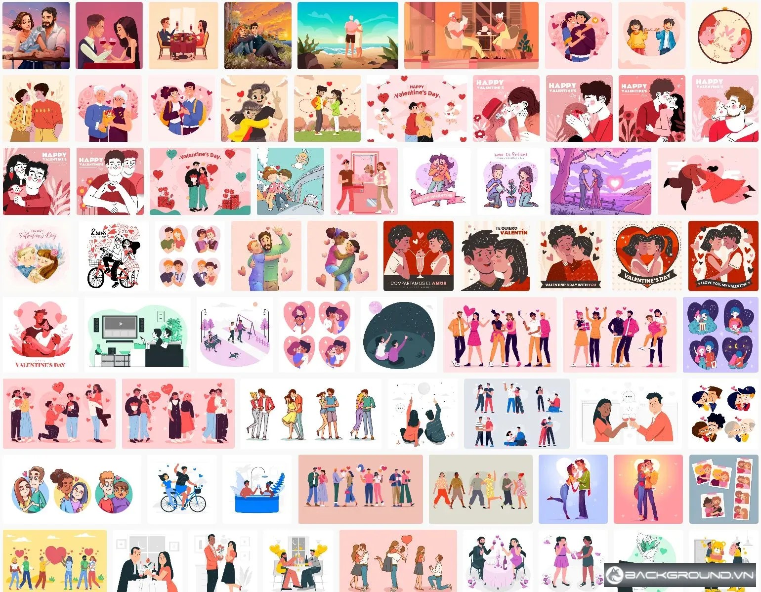 110+ Cặp đôi Valentine