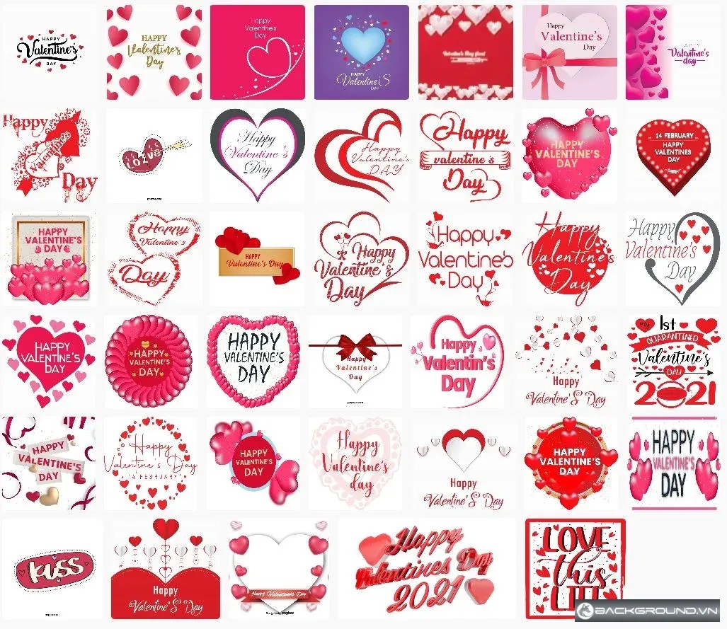 40+ Trái tim Valentine