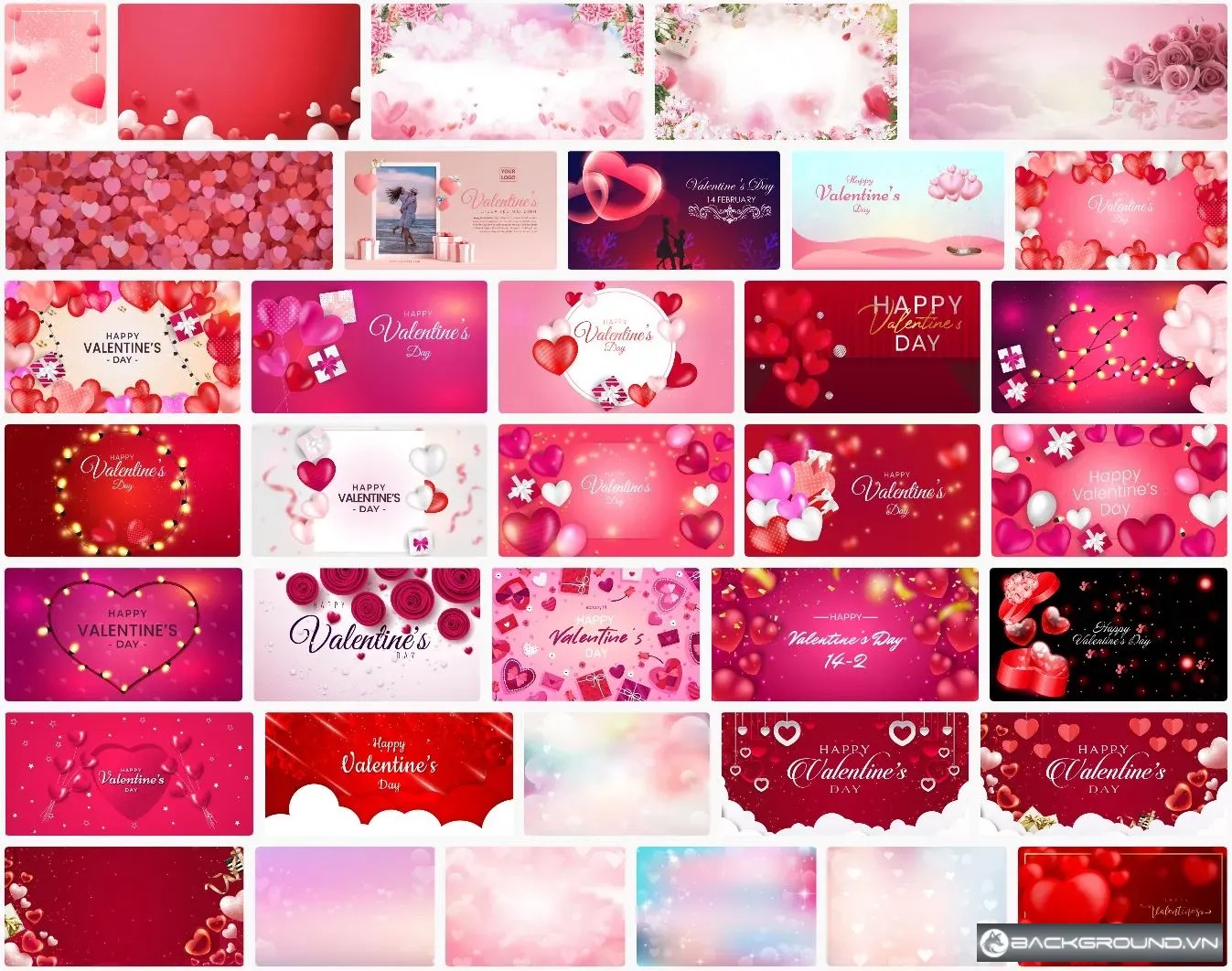 50+ Valentine Background