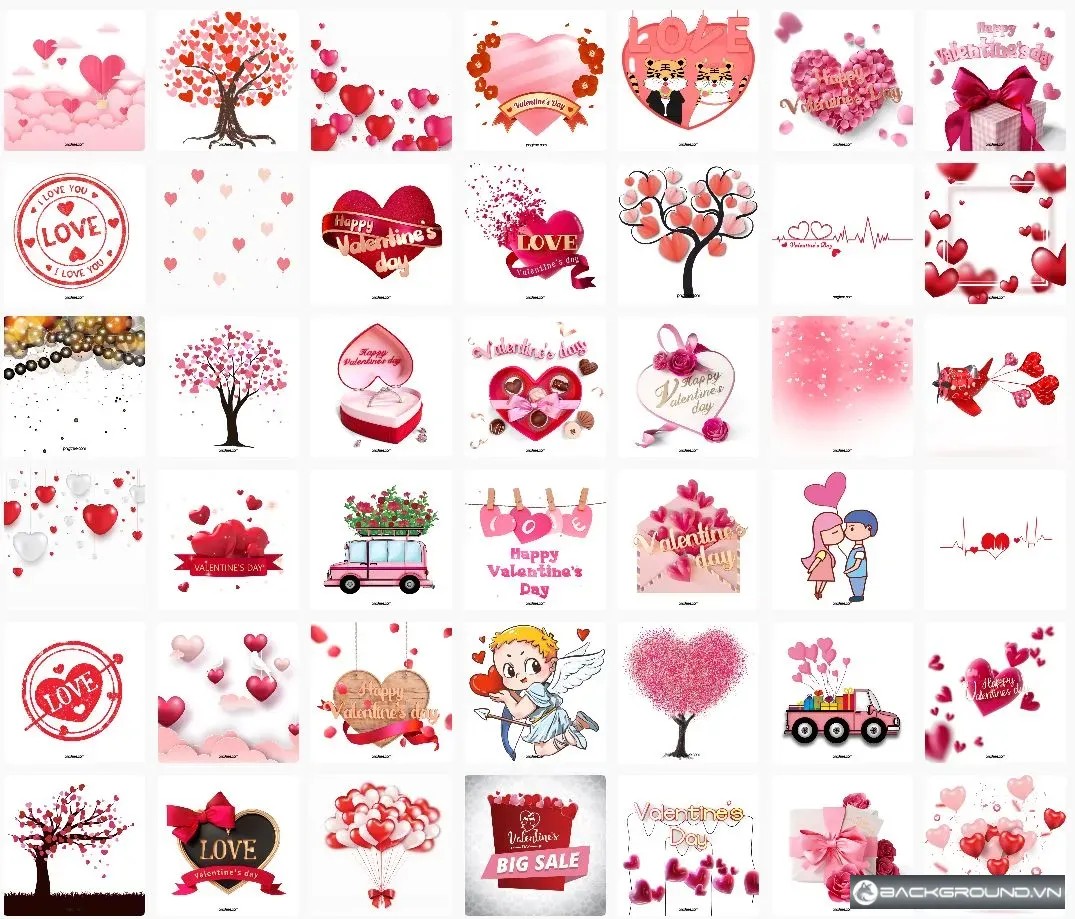 50+ Valentine's Day Elements