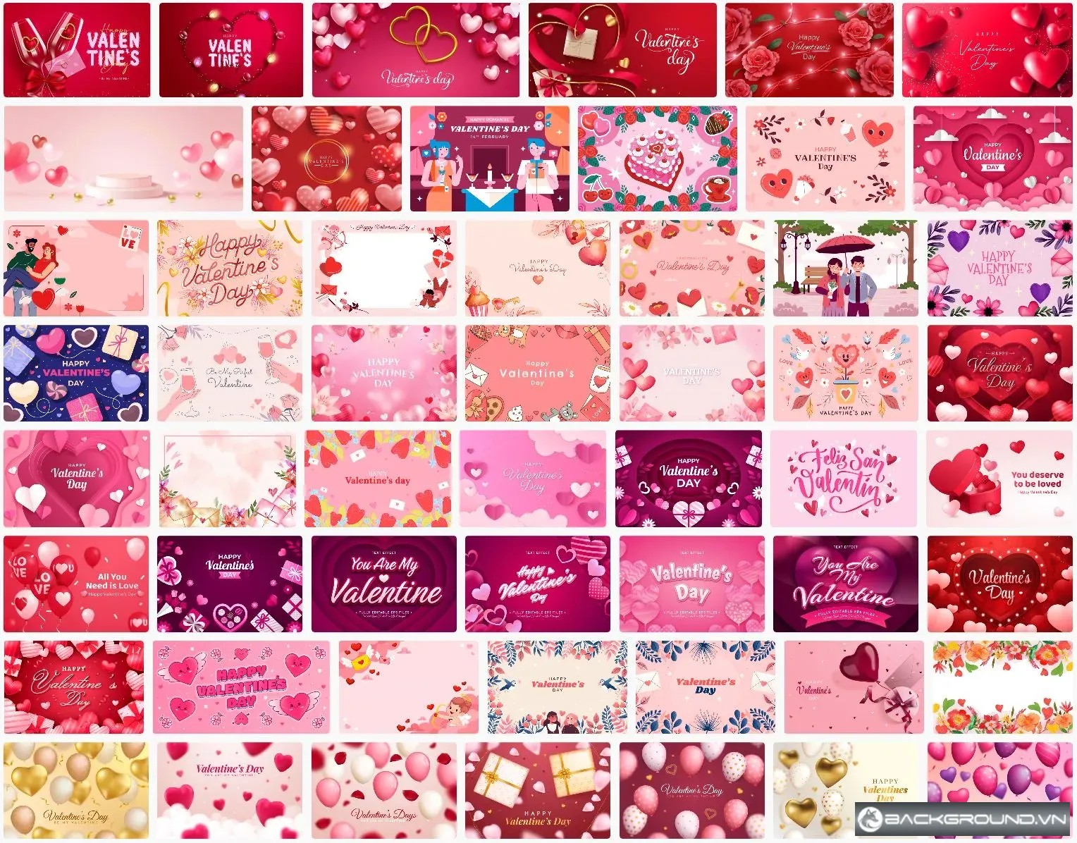 90+ Valentine's Backgrounds