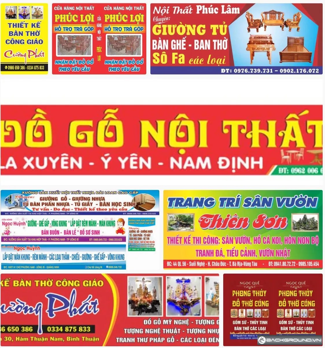 Biển quảng cáo đồ gỗ nội thất