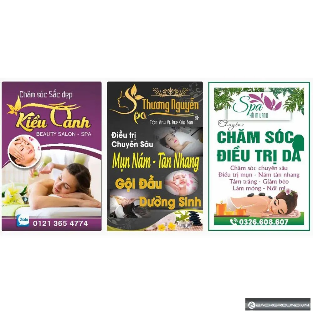 3+ Biển vẫy quảng cáo spa