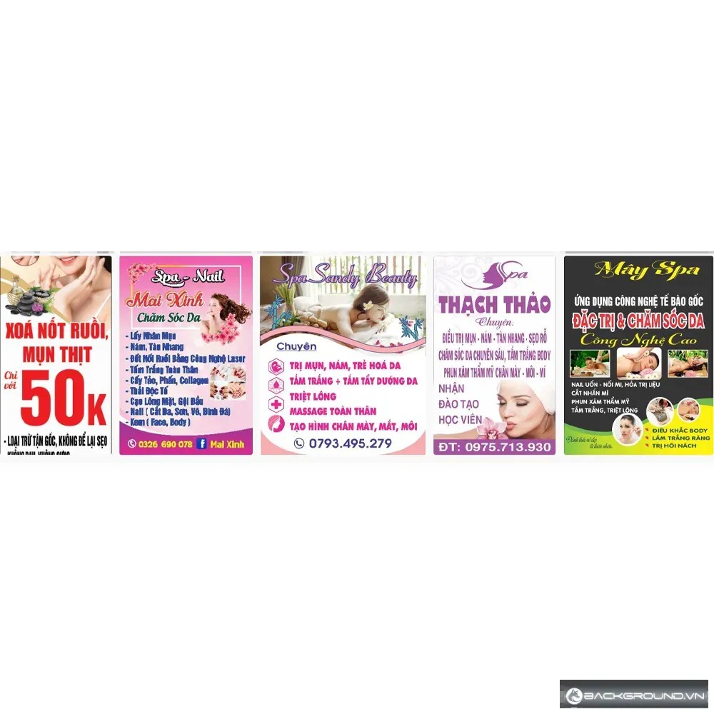 5+ Biển vẫy spa đẹp