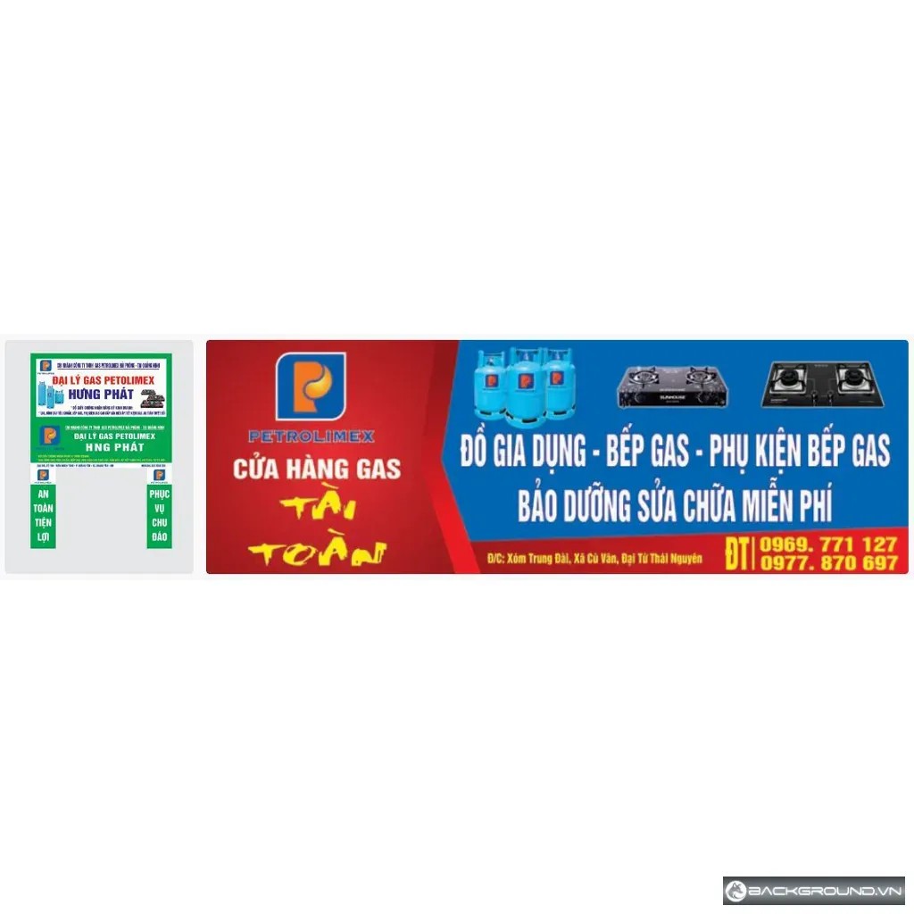 2+ Bảng hiệu cửa hàng gas