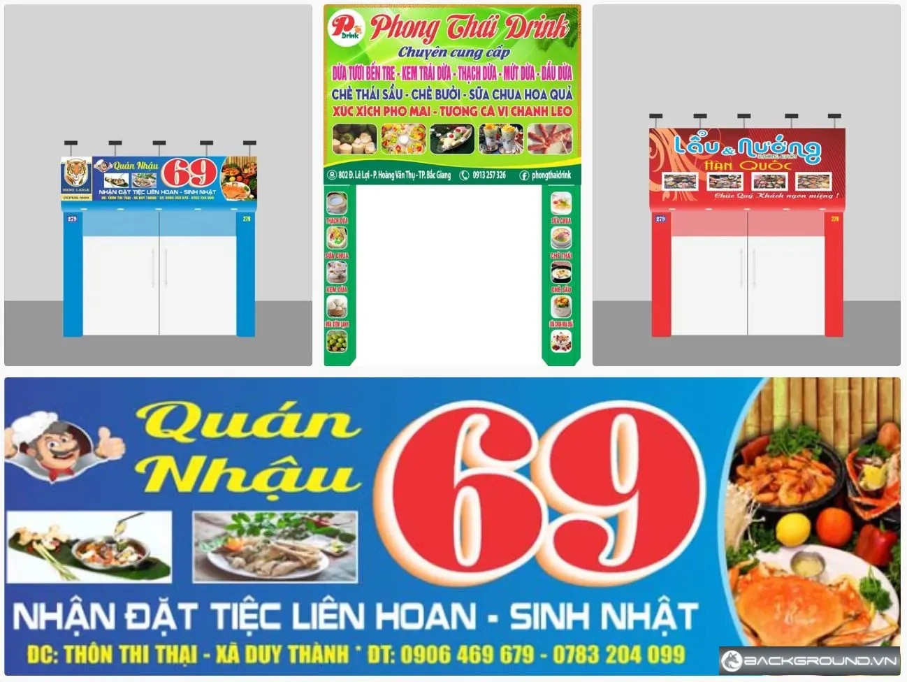 4+ Mẫu biển quảng cáo nhà hàng ăn uống