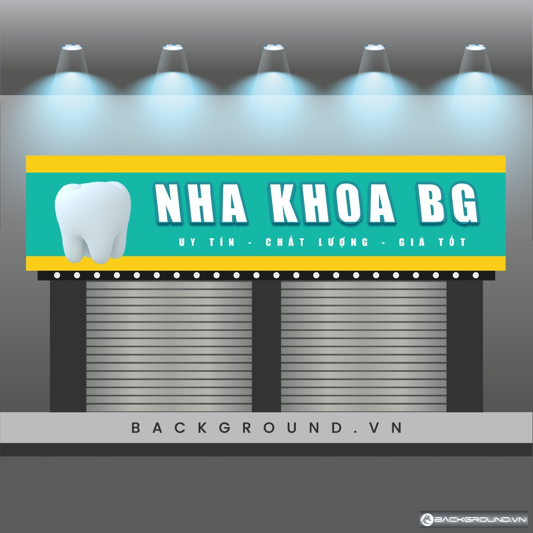 Bảng hiệu nha khoa đơn giản (10)