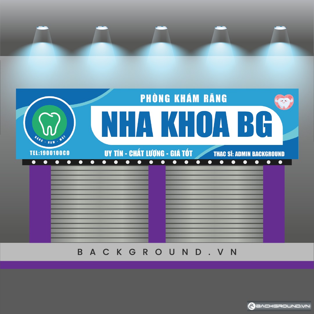 Bảng hiệu nha khoa thiết kế sẵn (7)