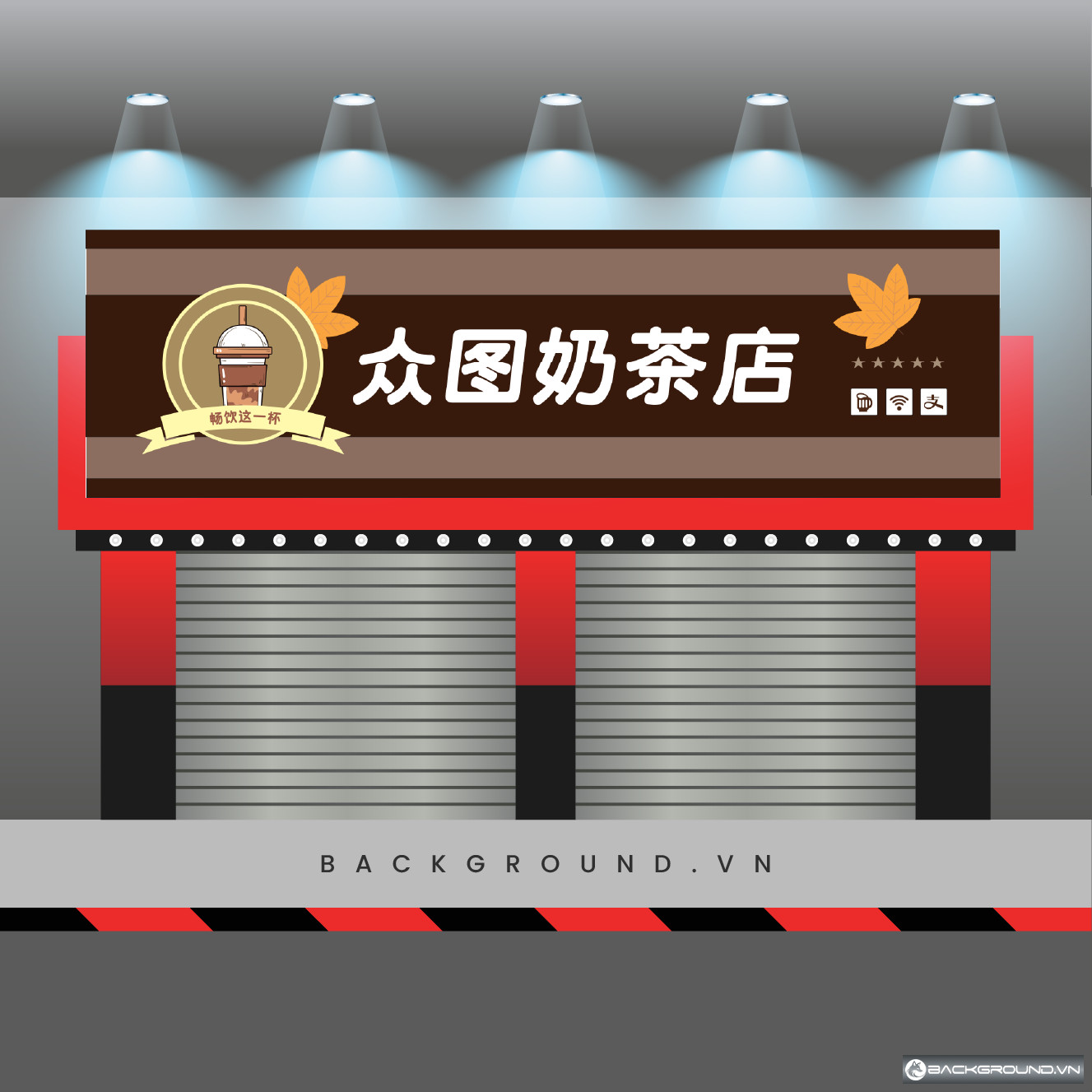 Bảng hiệu quán trà sữa (8)