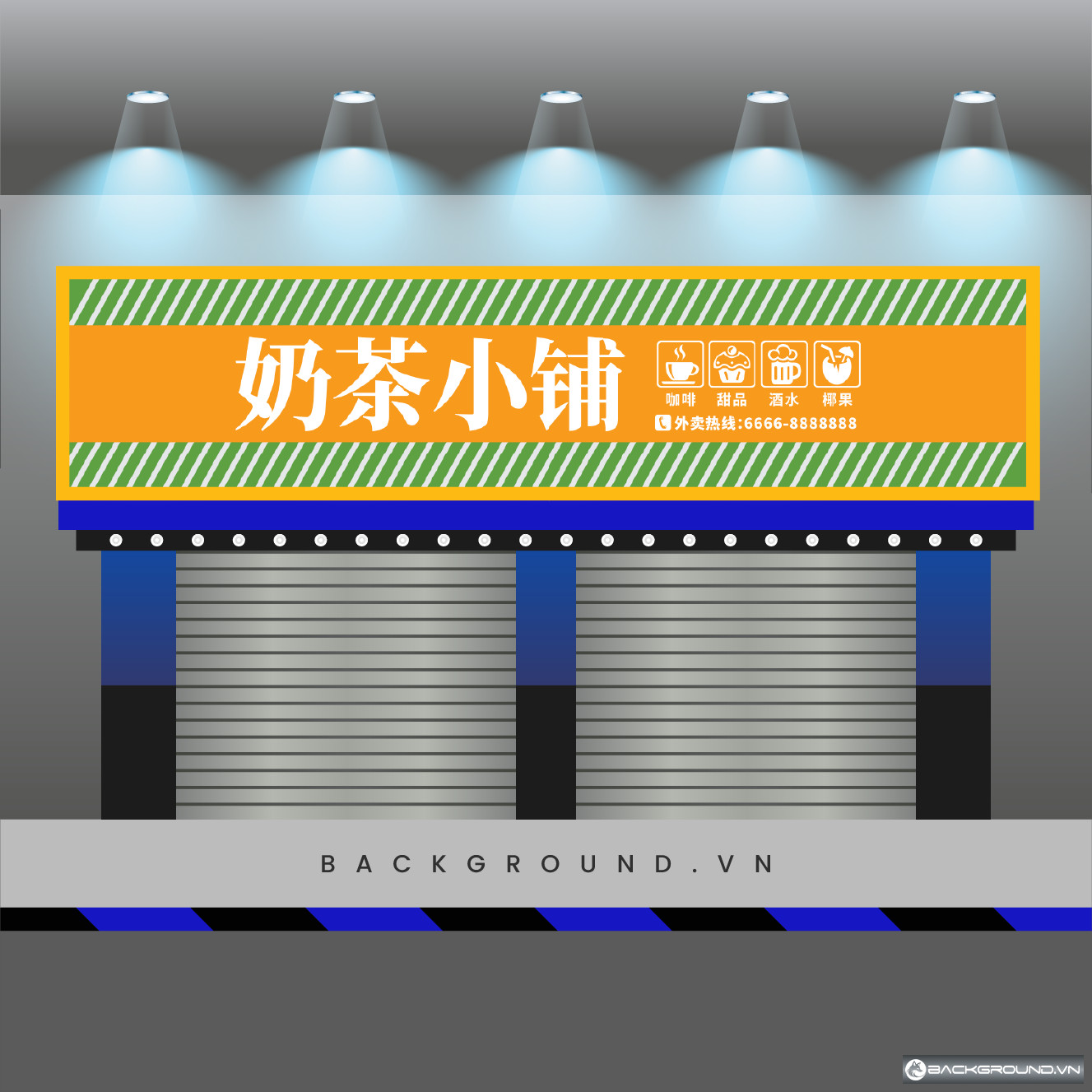 Bảng hiệu tiệm đồ uống (9)