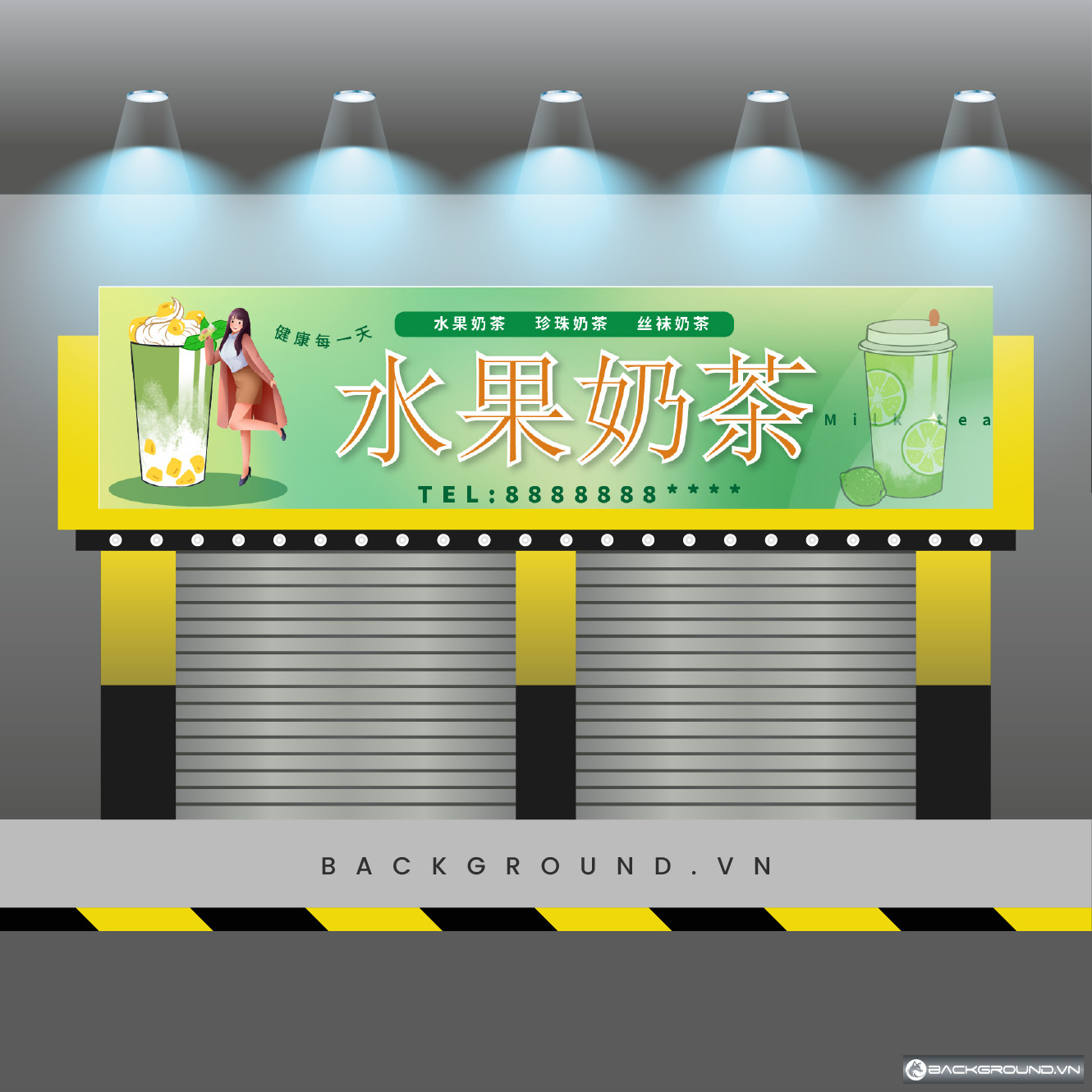 Bảng hiệu tiệm trà chanh (19)