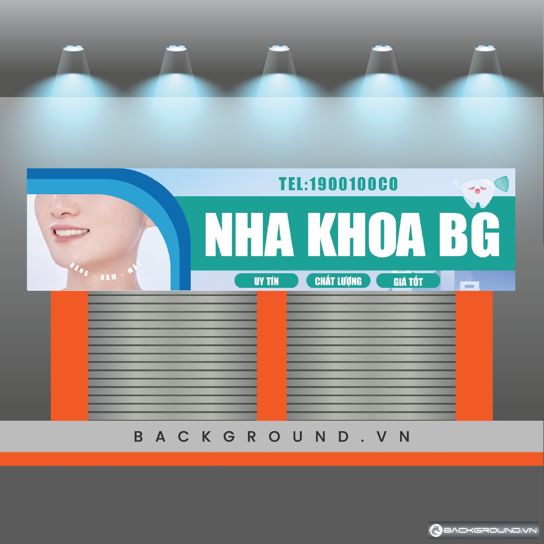 Biển hiệu nha khoa có hình răng minh họa (8)