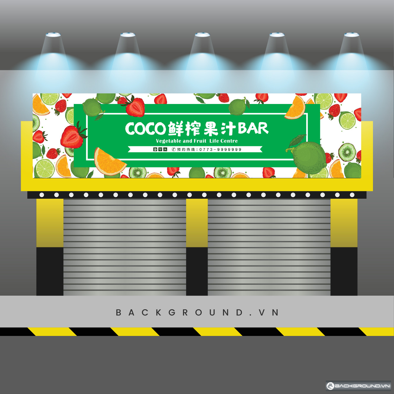 Biển hiệu quán nước ép (4)