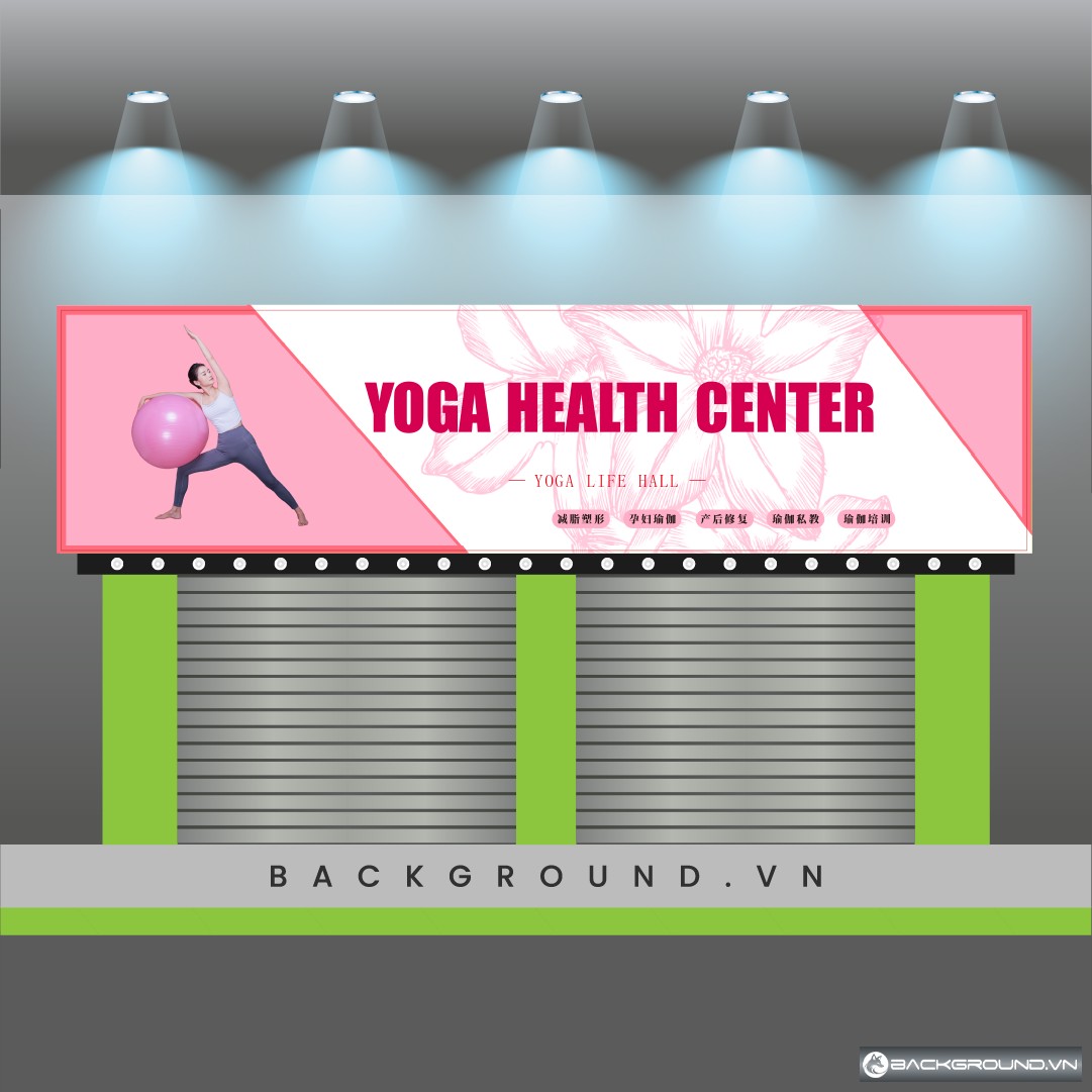 Biển hiệu trung tâm Yoga (19)