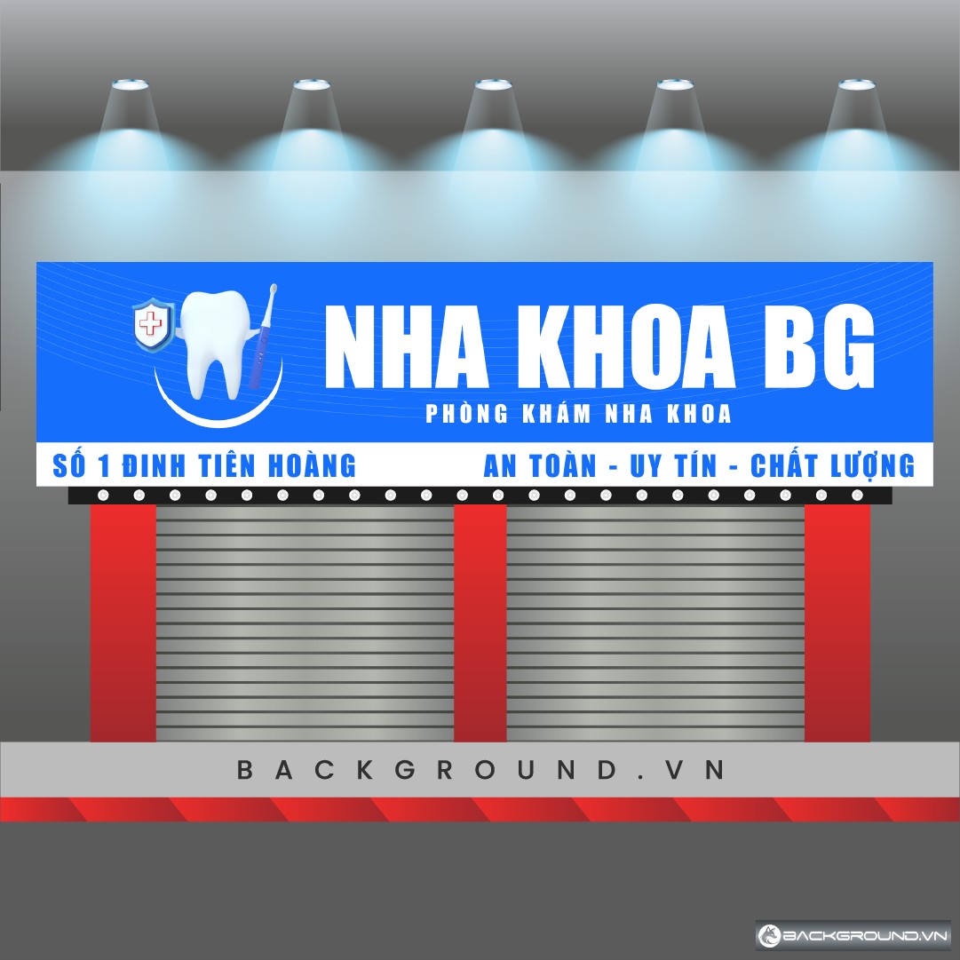 Biển quảng cáo nha khoa nền xanh (19)