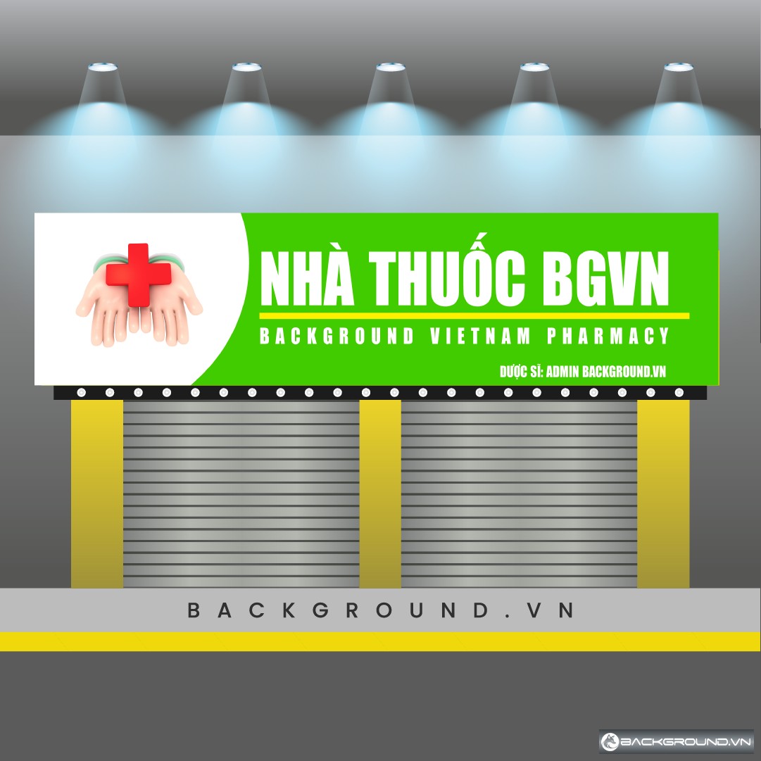 Biển quảng cáo nhà thuốc tone trắng xanh chuẩn ngành (5)