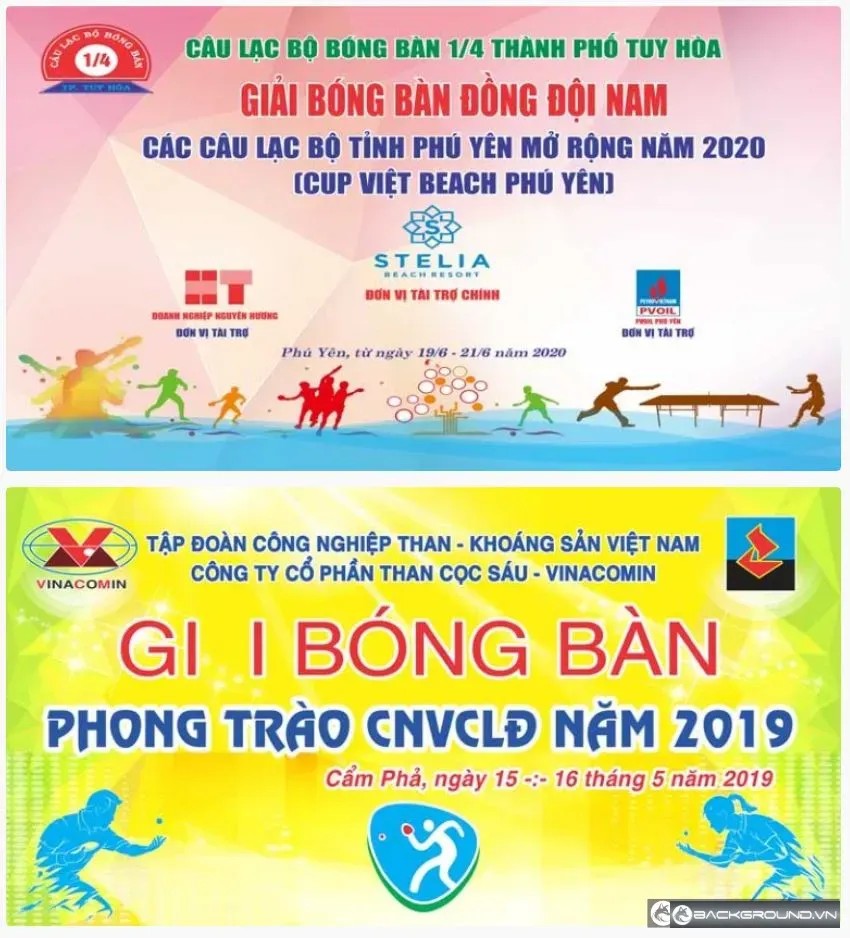 2+ Backdrop giải bóng bàn
