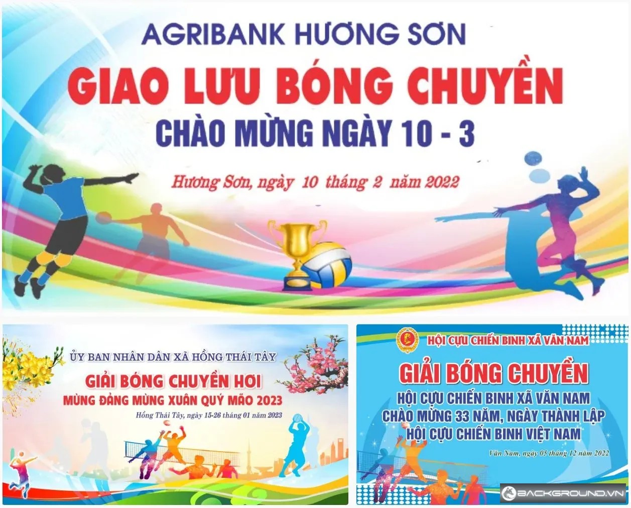 3+ Phông nền giải đấu bóng chuyền