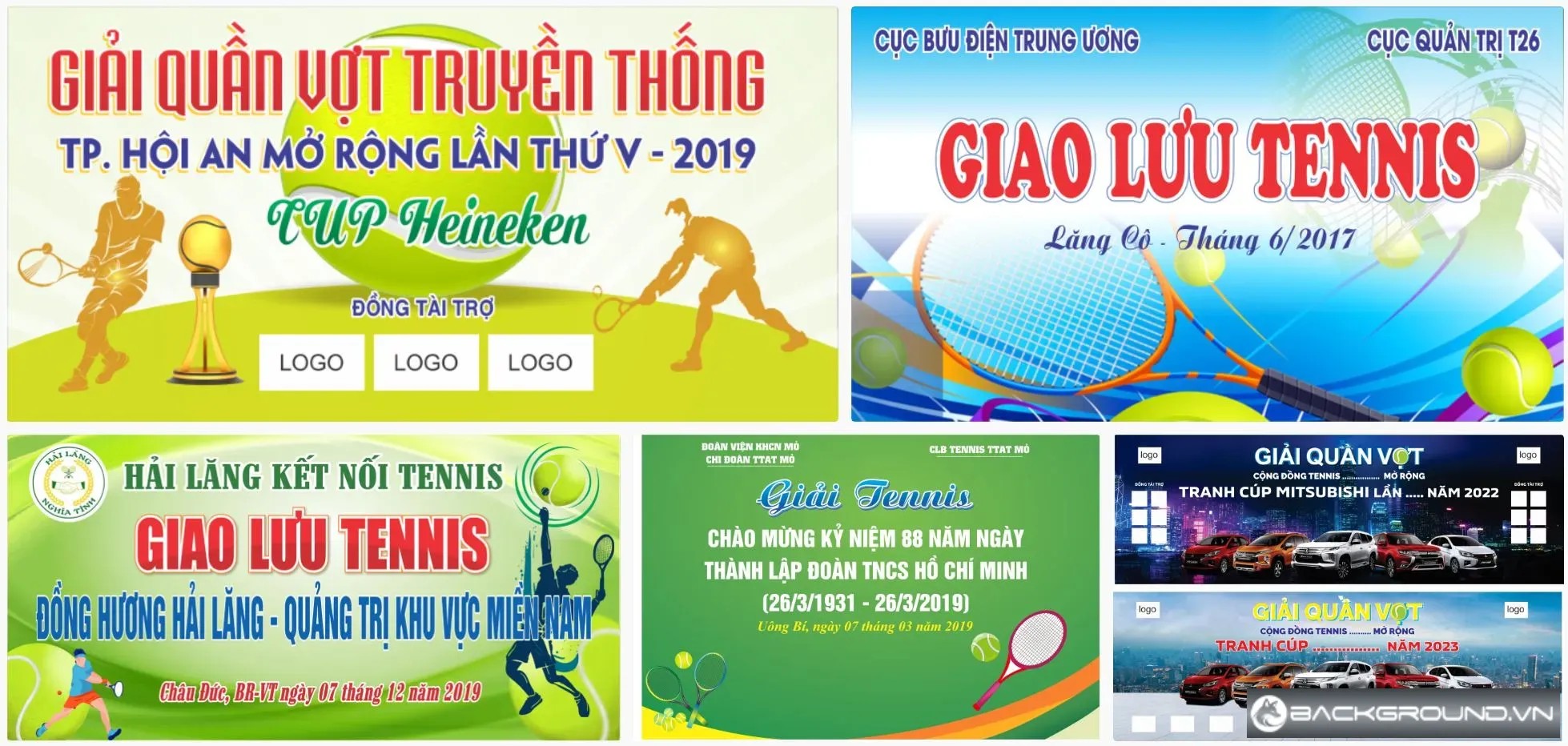 5+ Backdrop giải tennis